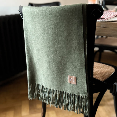 Della Olive Decorative Throw