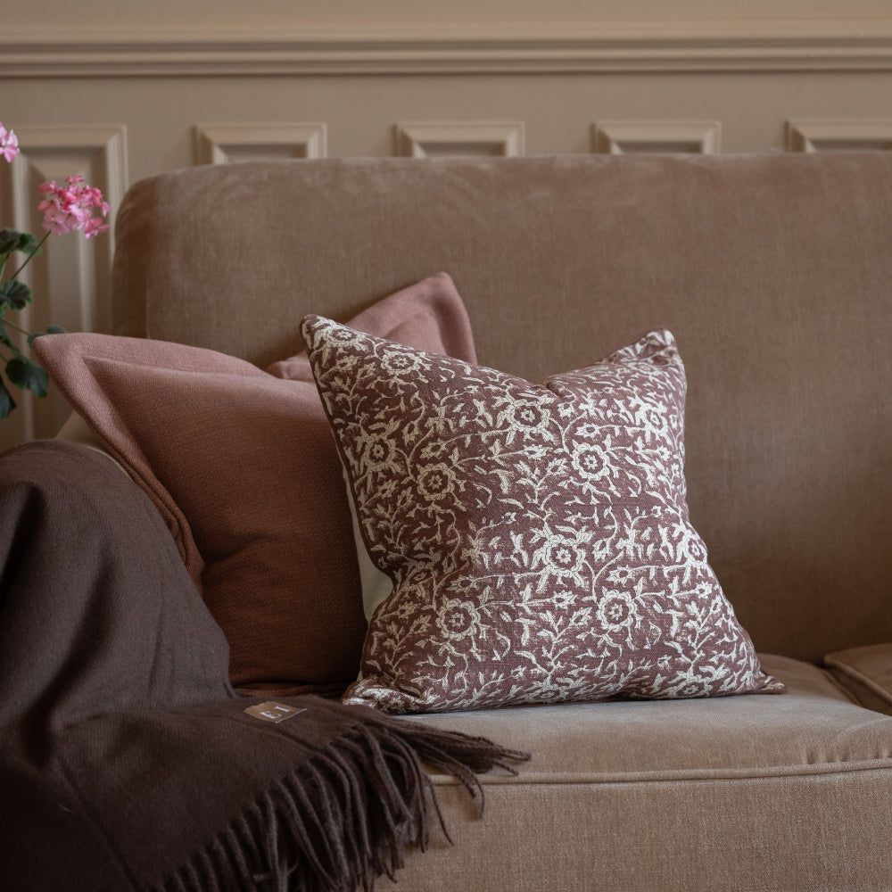 Aubrey Dusty Pink Cushion 45x45