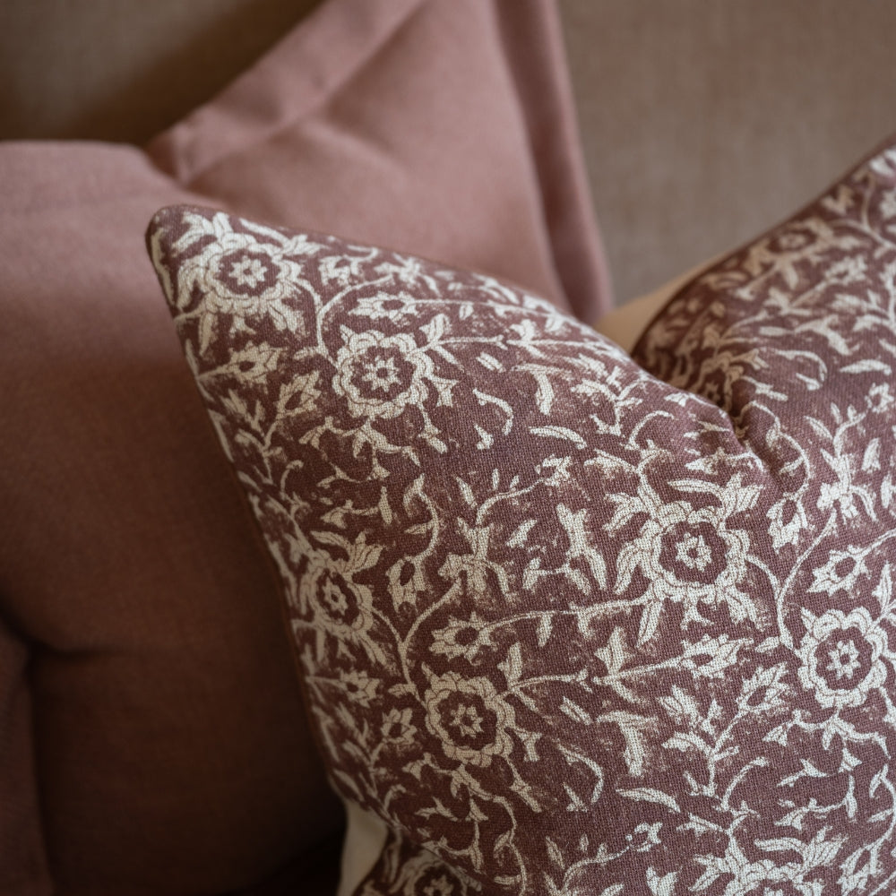 Aubrey Dusty Pink Cushion 45x45