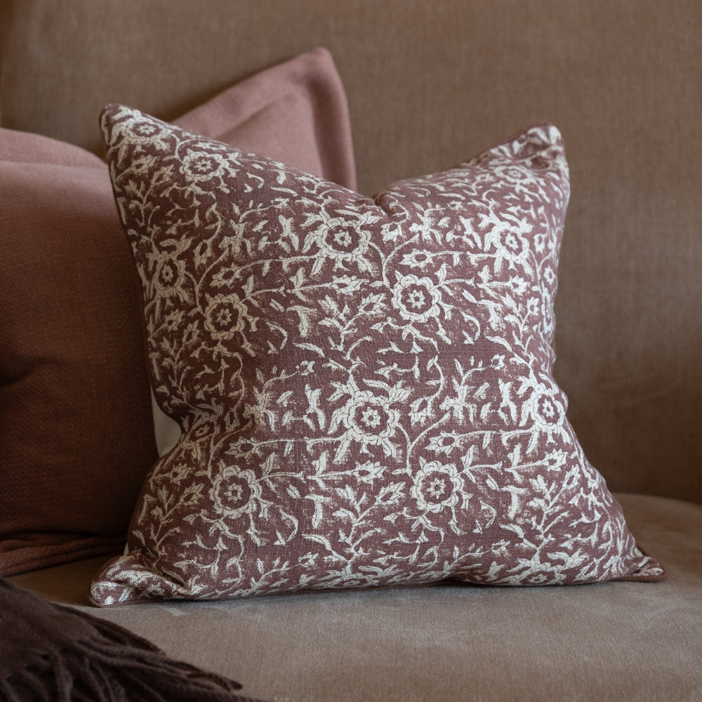 Aubrey Dusty Pink Cushion 45x45
