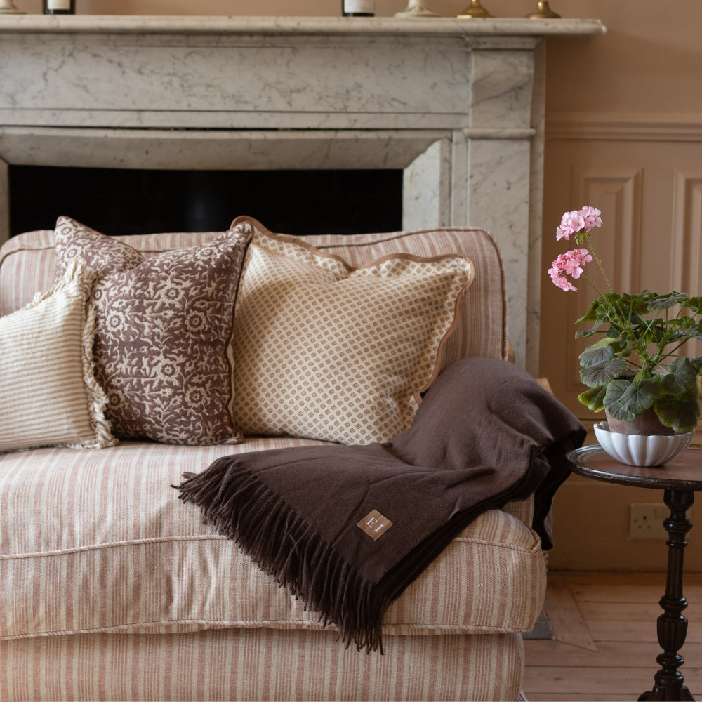 Aubrey Dusty Pink Cushion 45x45