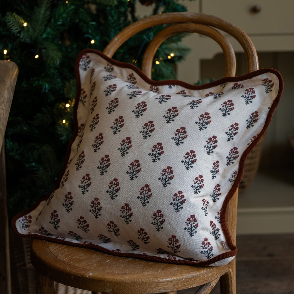 Chloe Christmas Print Cushion 45x45