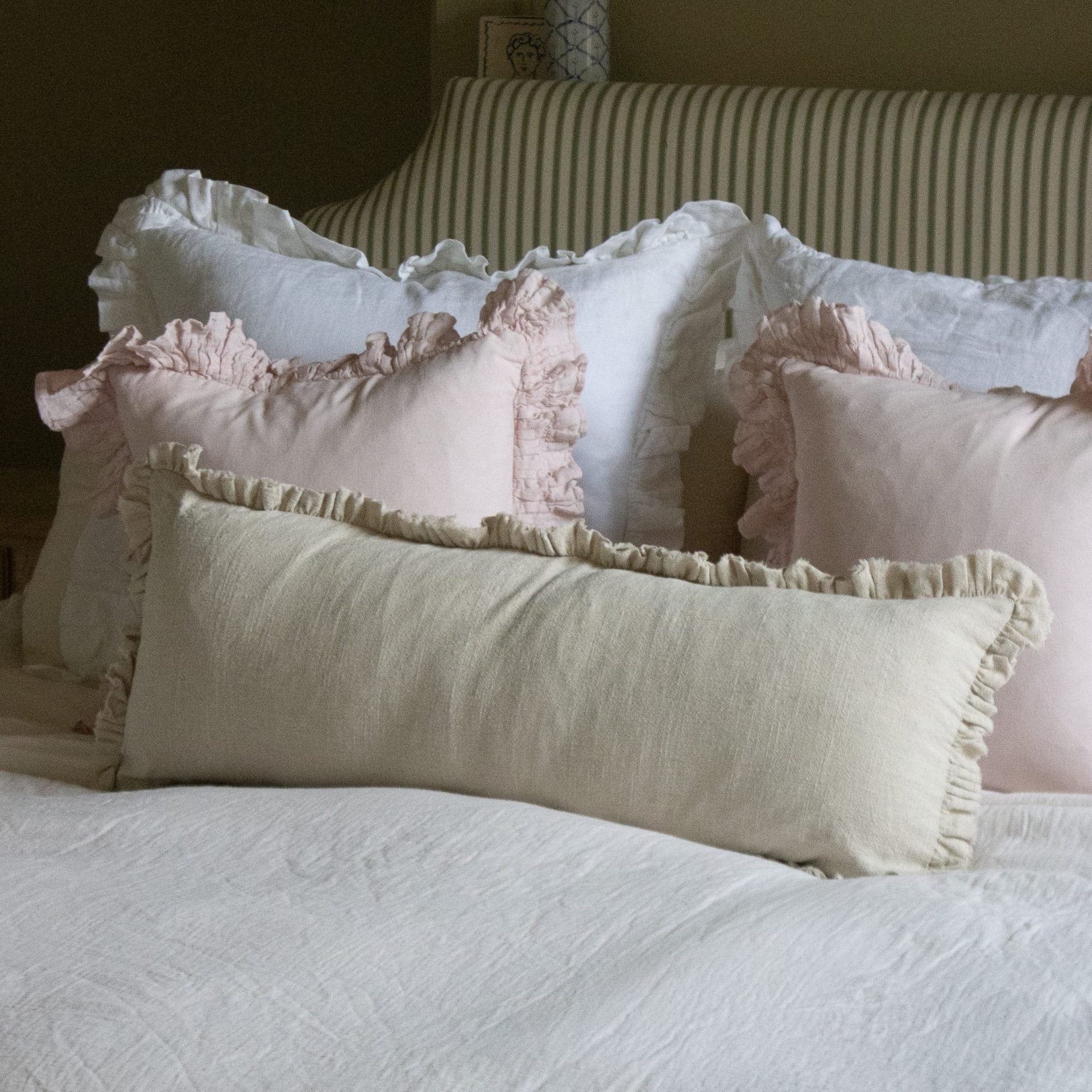 Grace Sand Bolster Cushion 80x30