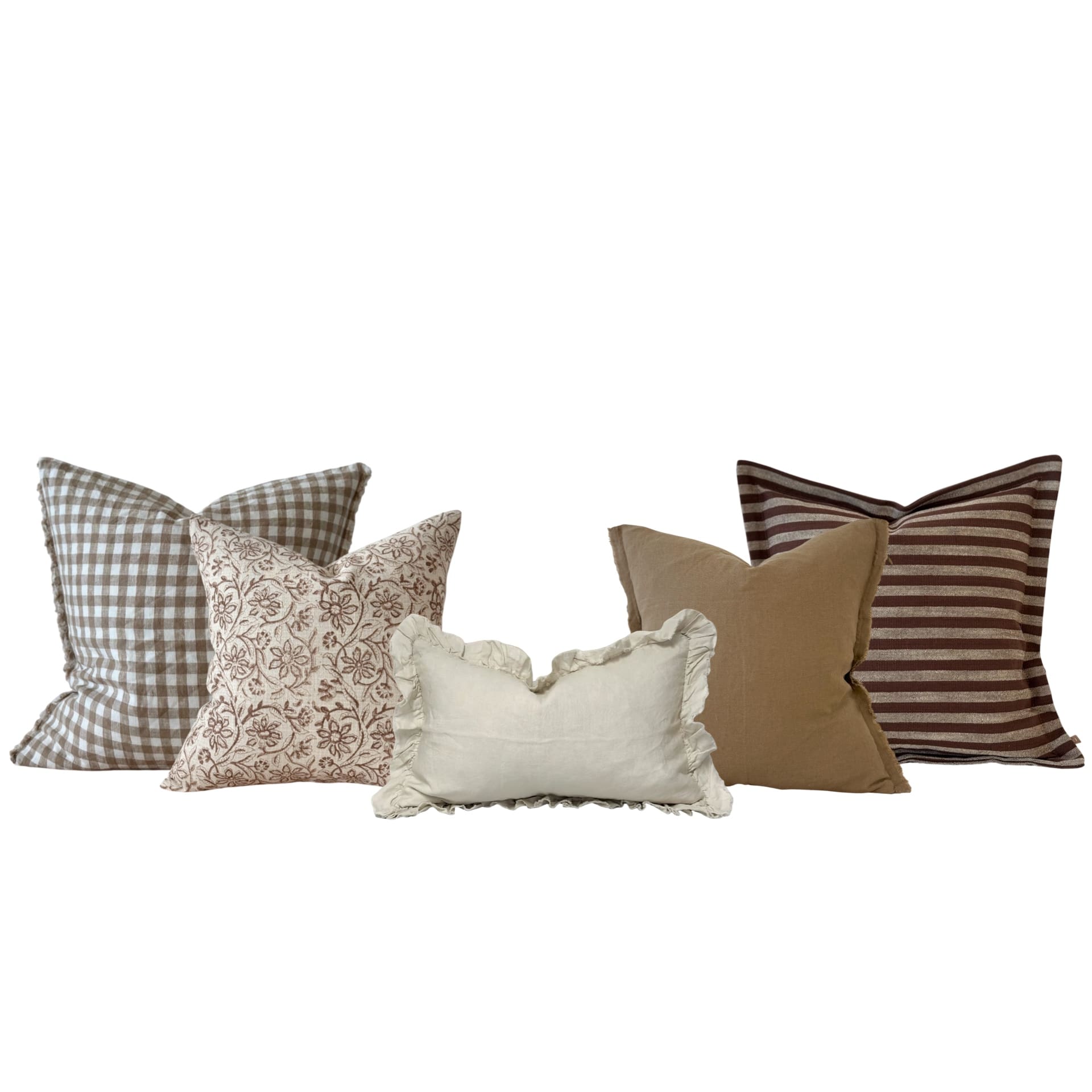 The Ivy Light Brown Cushion Combination