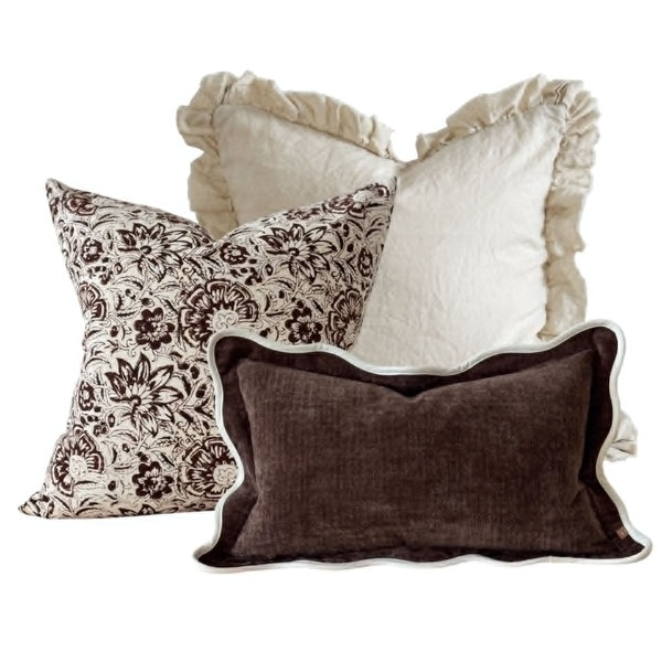 ivy brown cushion combination