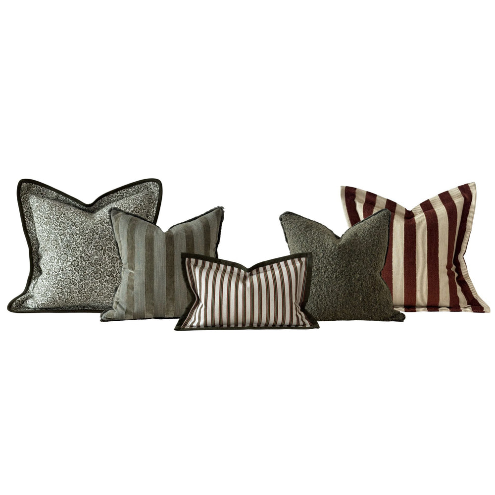 The Olive And Terracotta Cushion Combination
