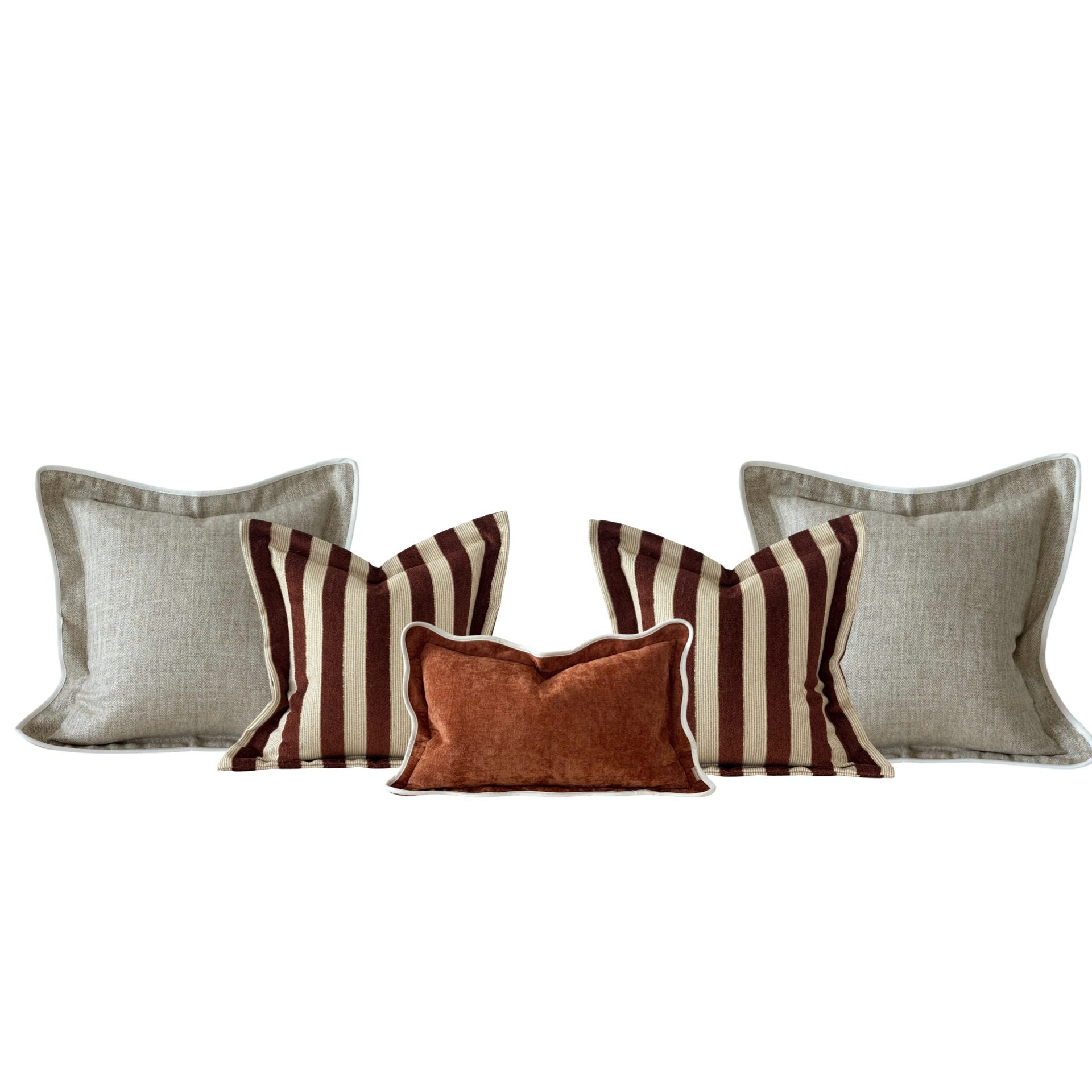 The Orla Terracotta Cushion Combination