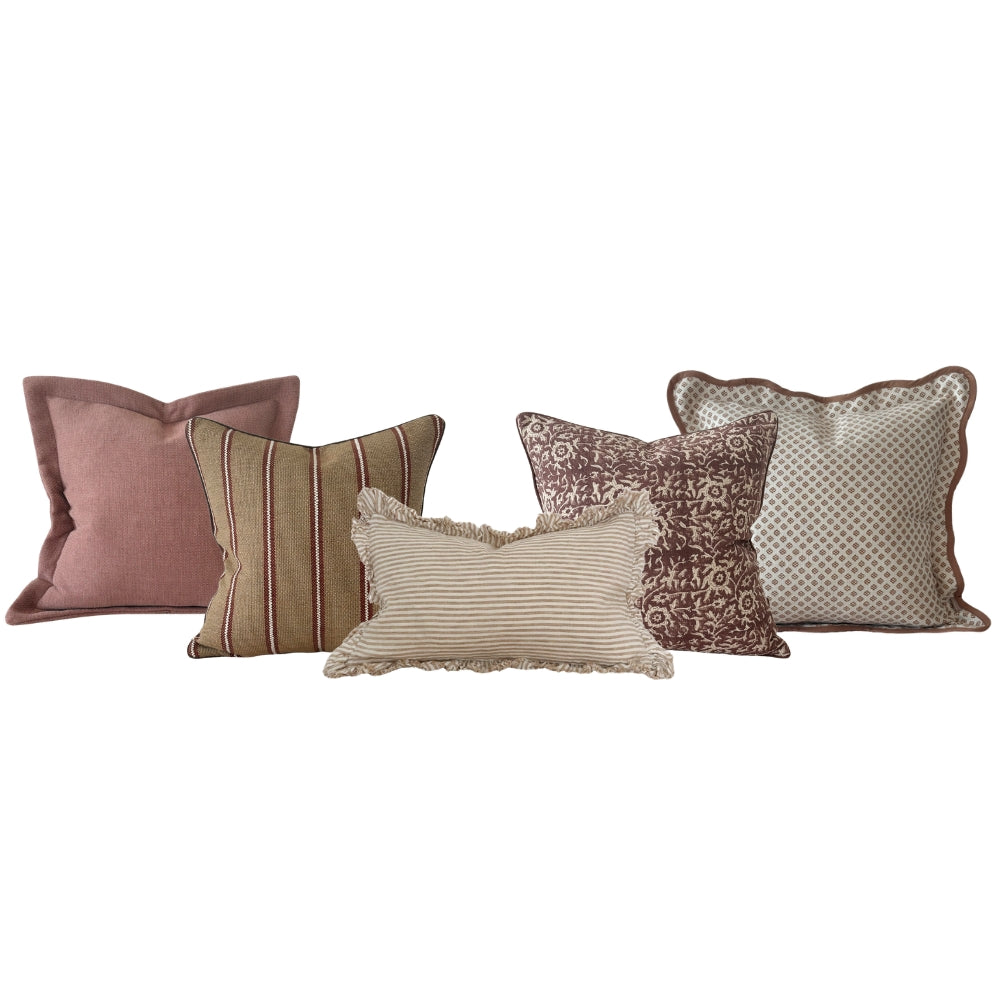The Autumn Mauve Cushion Combination