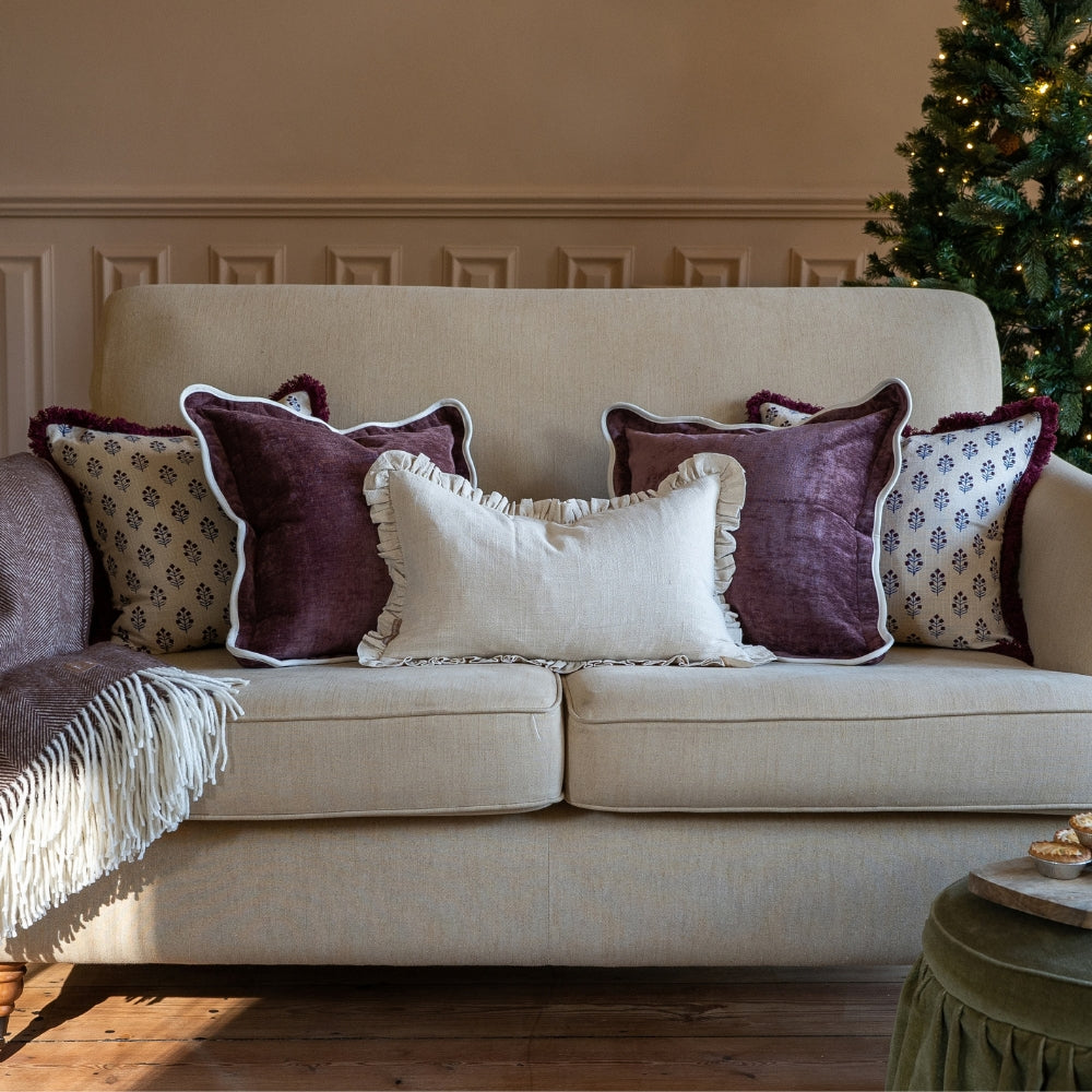 The Christmas Plum Cushion Combination