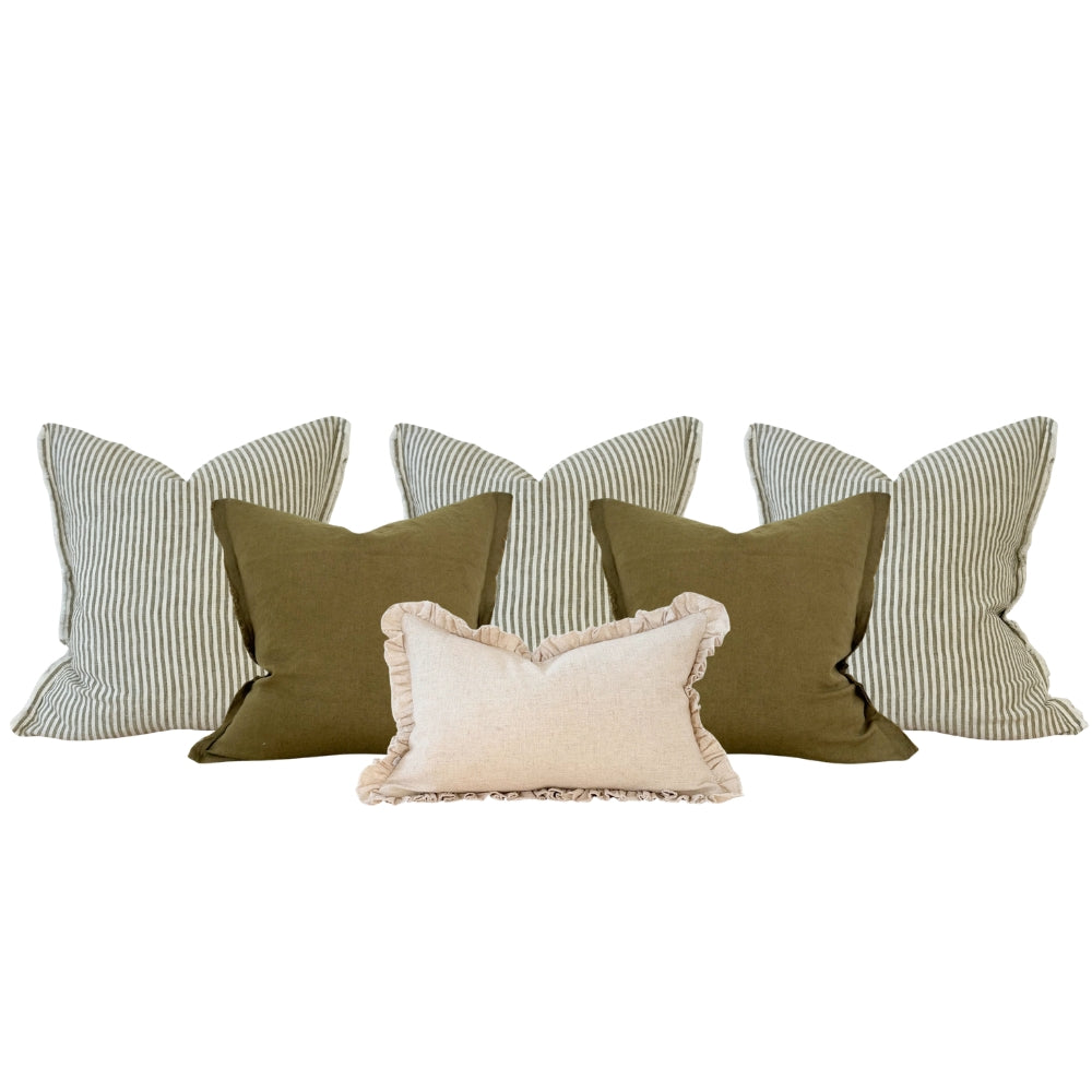 The Classic Olive Cushion Combination