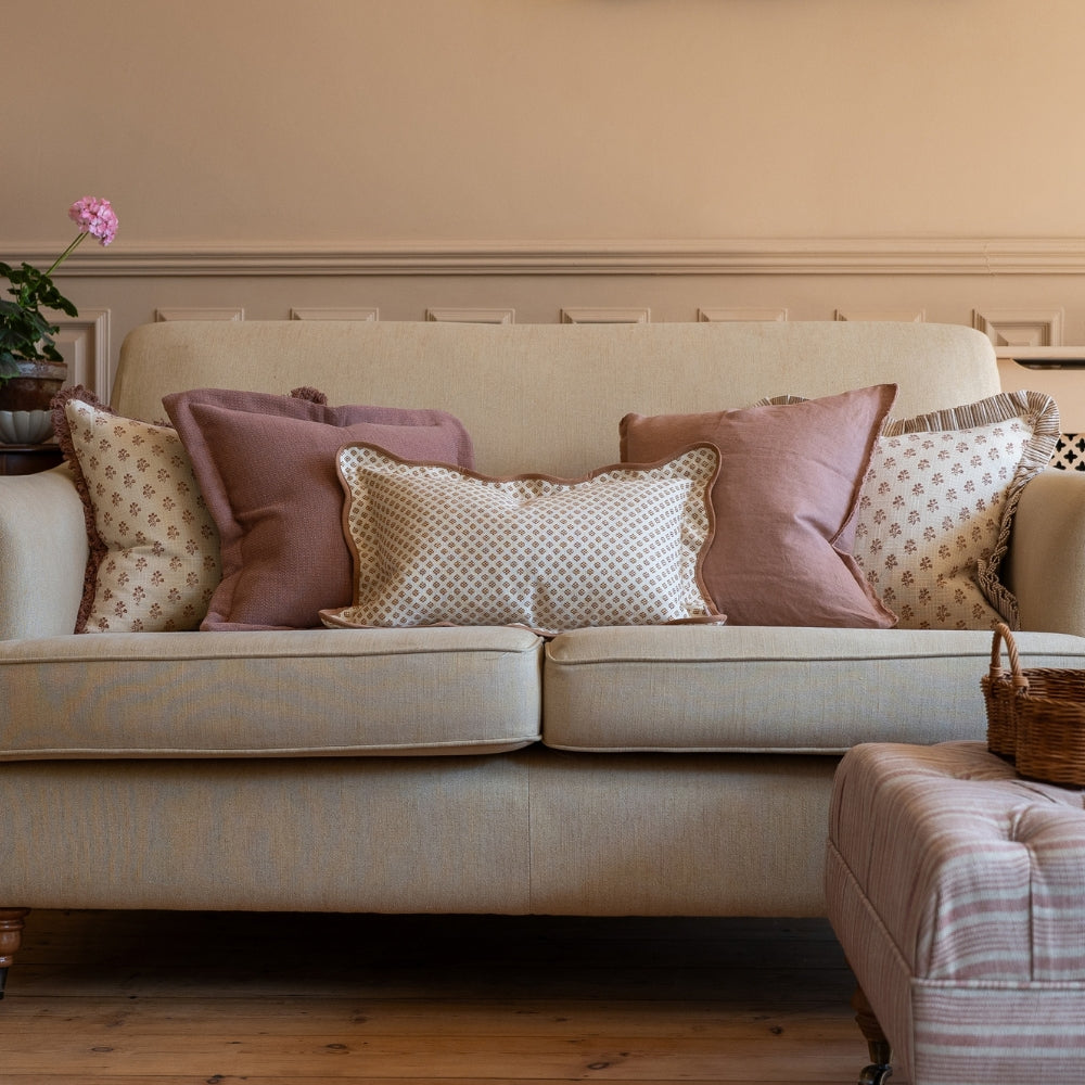 The Floral Dusty Pink Cushion Combination