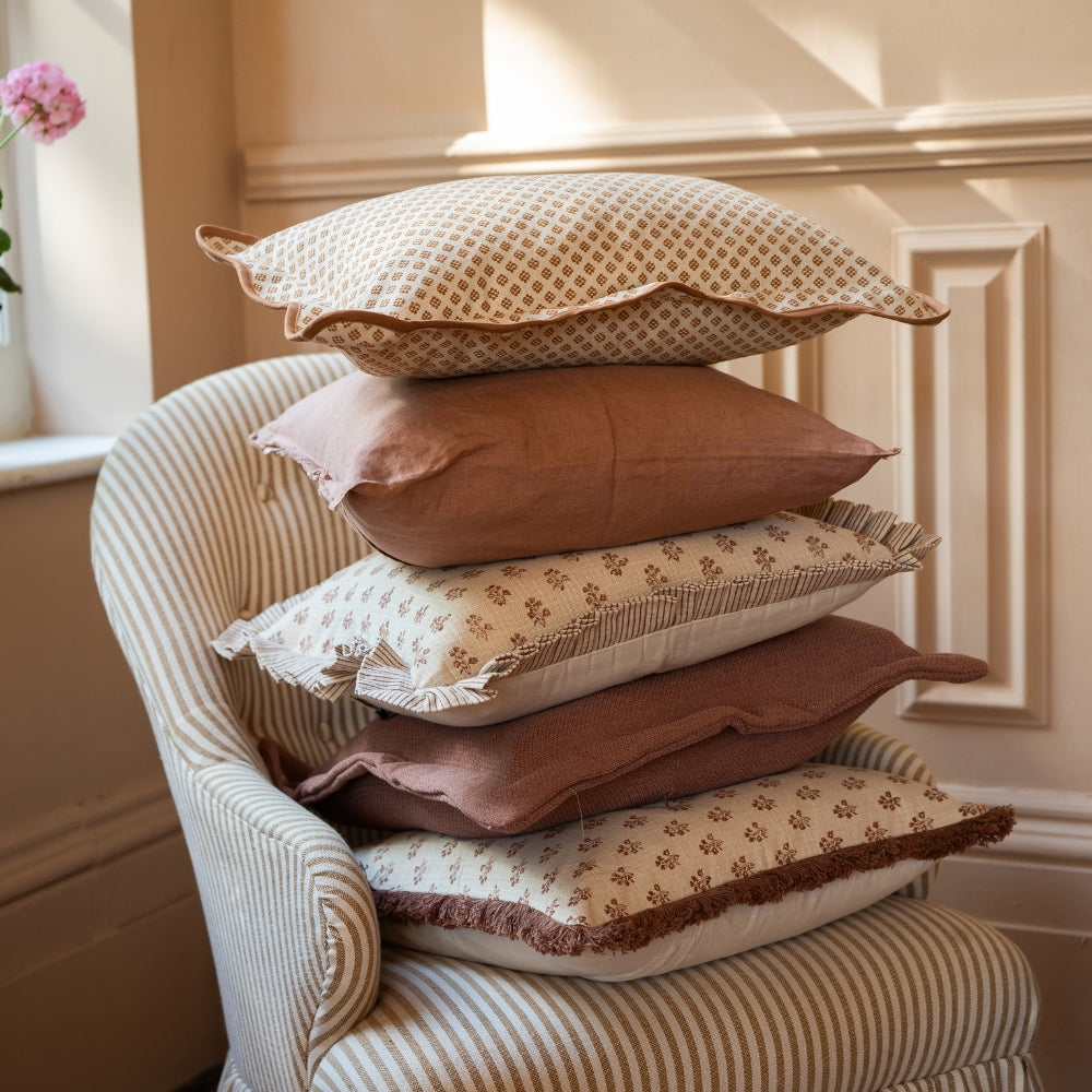 The Floral Dusty Pink Cushion Combination