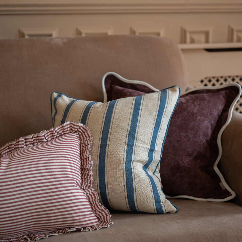 The Navy & Plum Cushion Combination