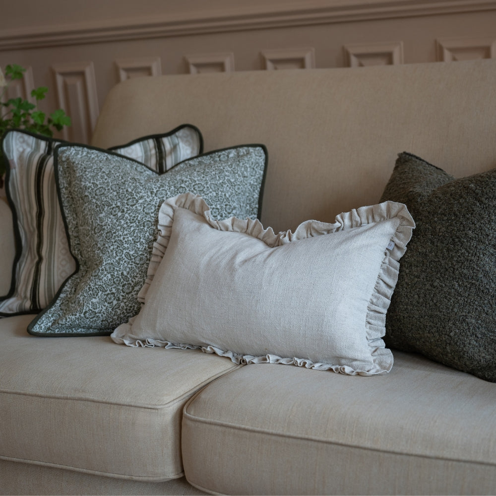 The Olive Floral Cushion Combination