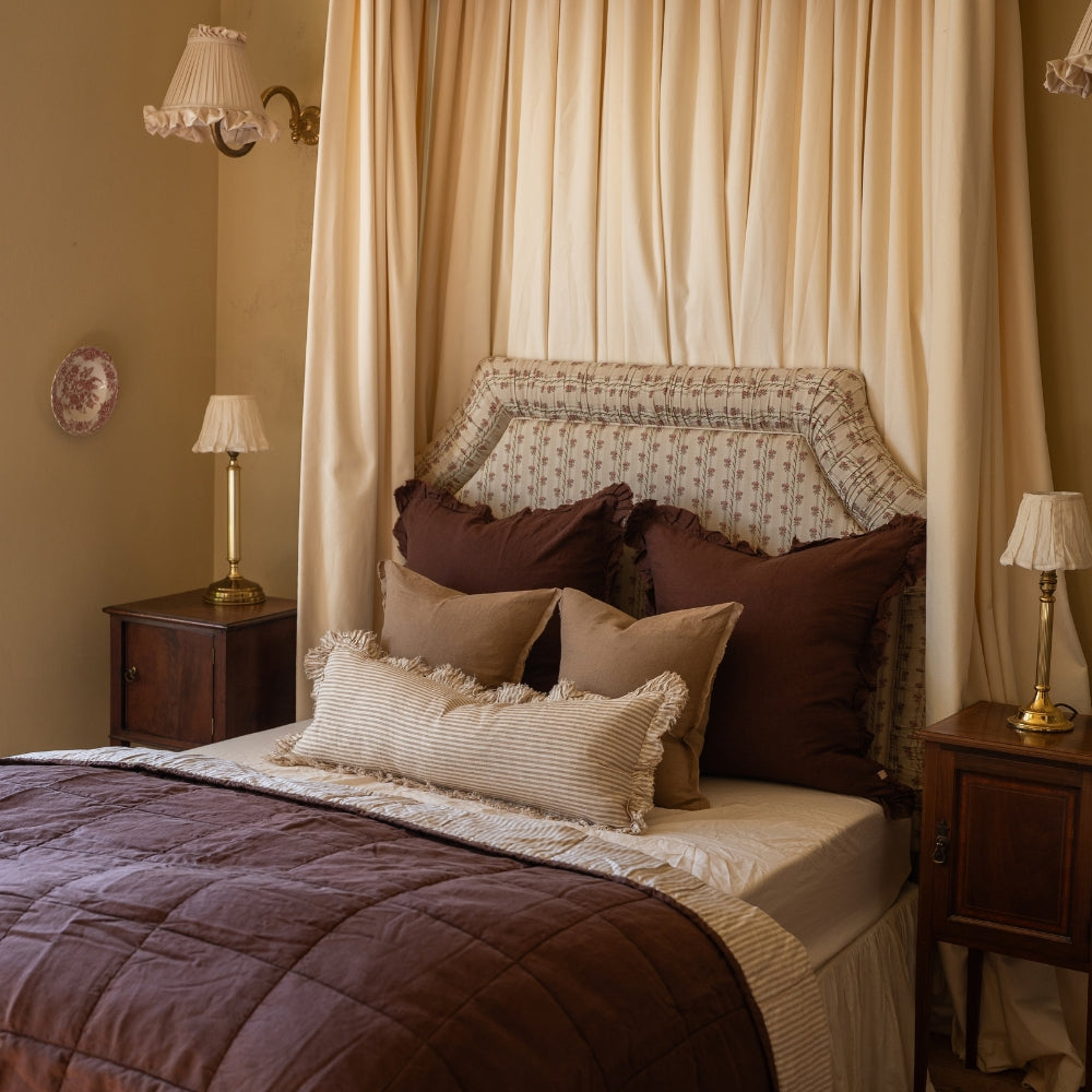 The Soft Dark Brown Cushion Combination