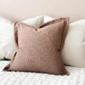 Orla Taupe Flanged Edge Cushion