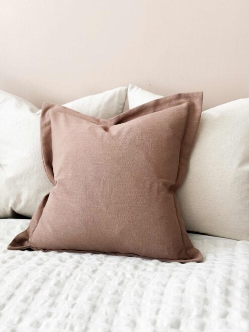 Orla Taupe Flanged Edge Cushion