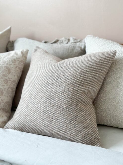 Dixie Beige Textured Cushion