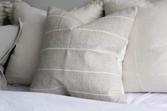 India Light Grey Cushion