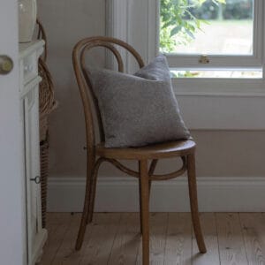 francesca greige floral cushion