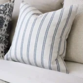 Rosie Blue Stripe Cushion