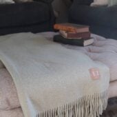 Della Sage Green Decorative Throw