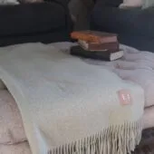 Della Sage Green Decorative Throw