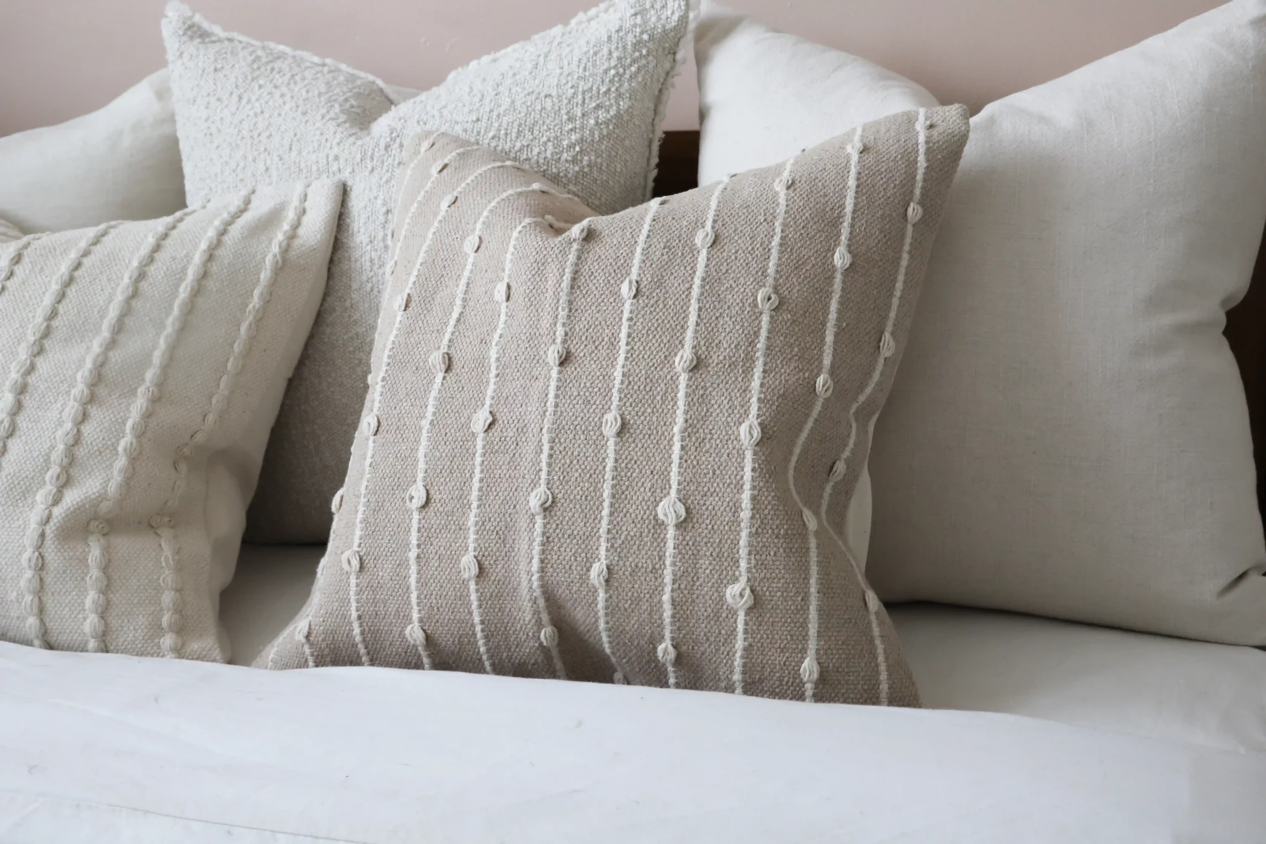 India Sand Stripe Cushion