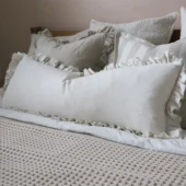 Grace Sand/Beige Bolster Cushion