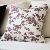 Aria Plum Print Cushion