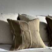 India Olive Green Cushion