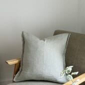 Esmee Dusty Sage Linen Cushion