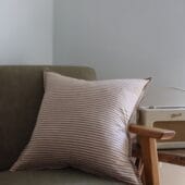 Darcy Brown Stripe Cushion