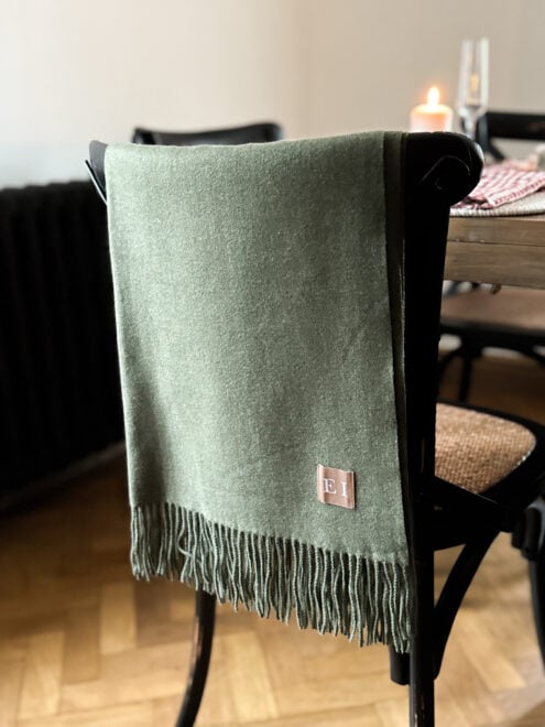 Della Olive Decorative Throw