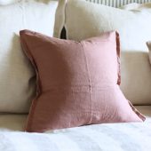 Esmee Dusty Pink Linen Cushion