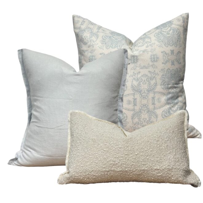 The Aria Light Blue Cushion Combination