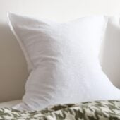 Esmee White Linen Cushion