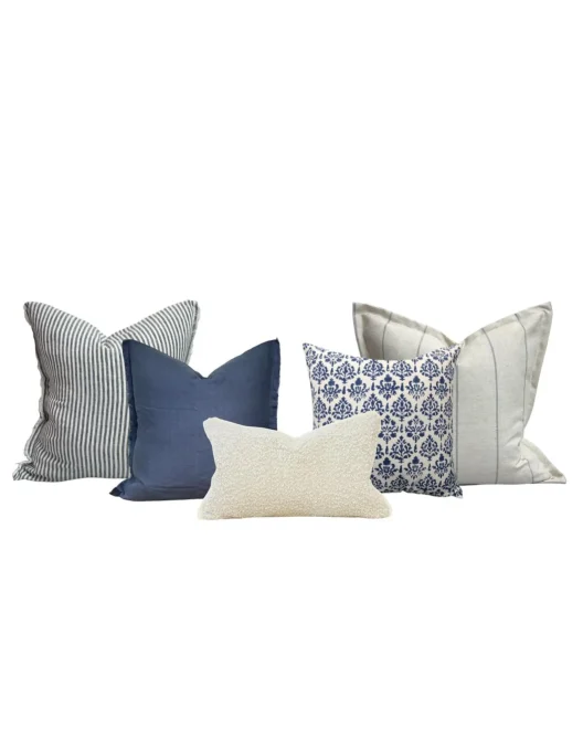 The Navy Cushion Combination
