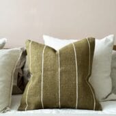 India Olive Green Cushion