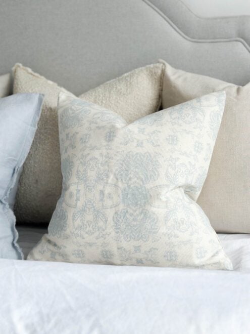 Aria Light Blue Cushion