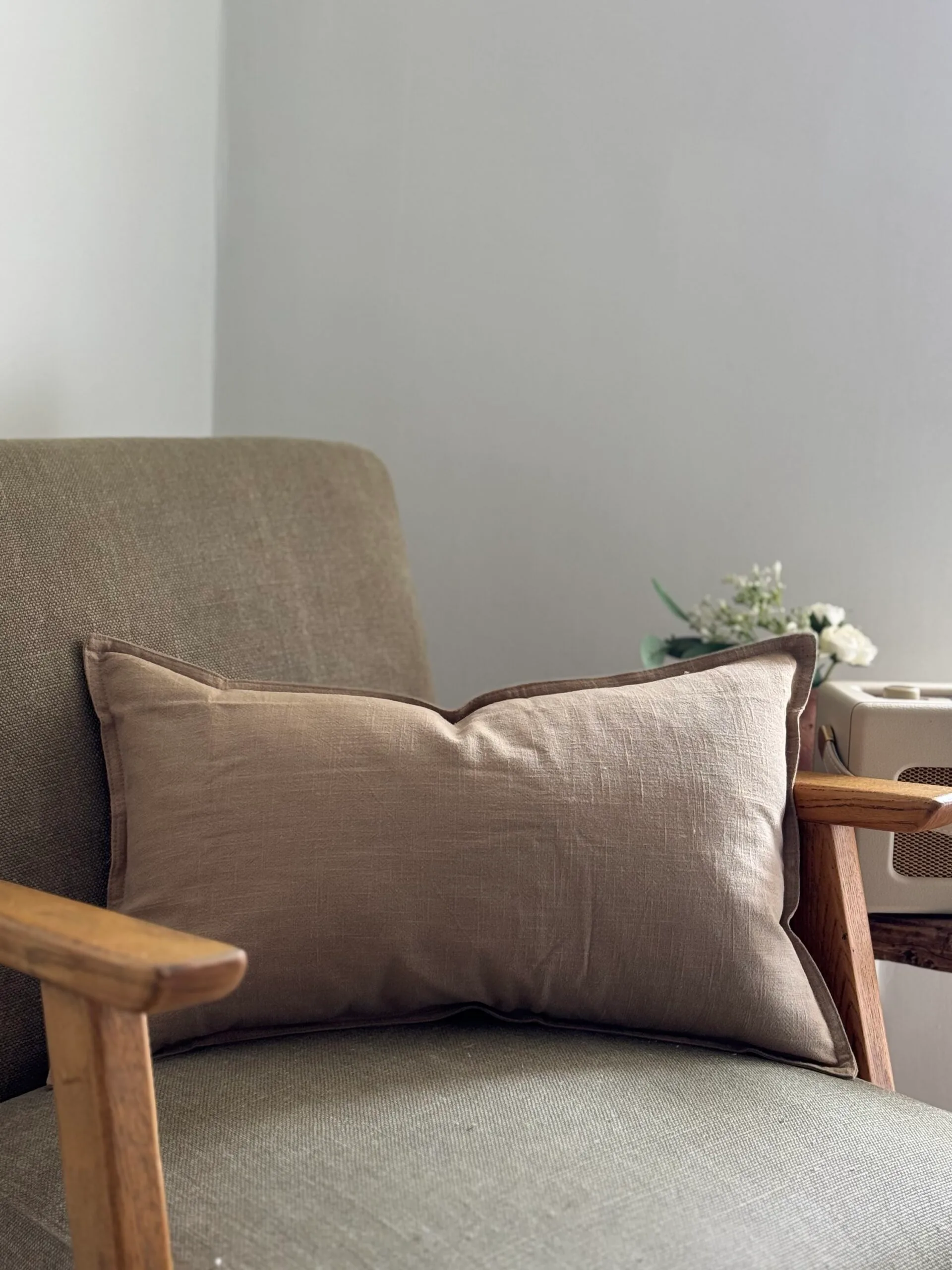 Layla Beige/Olive Cushion 50x30