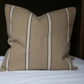 India Beige, Black & Cream Cushion 65x65