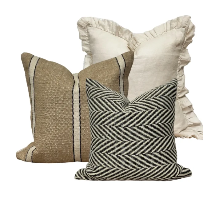 The Lottie Chevron Cushion Combination