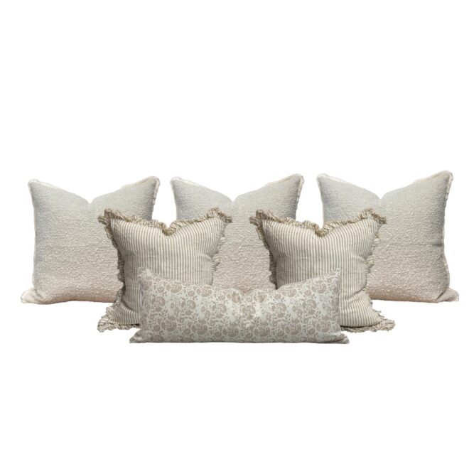 The Large Beige Cushion Combination