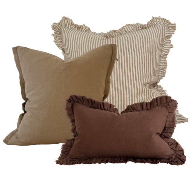 The Coffee Brown Cushion Combination