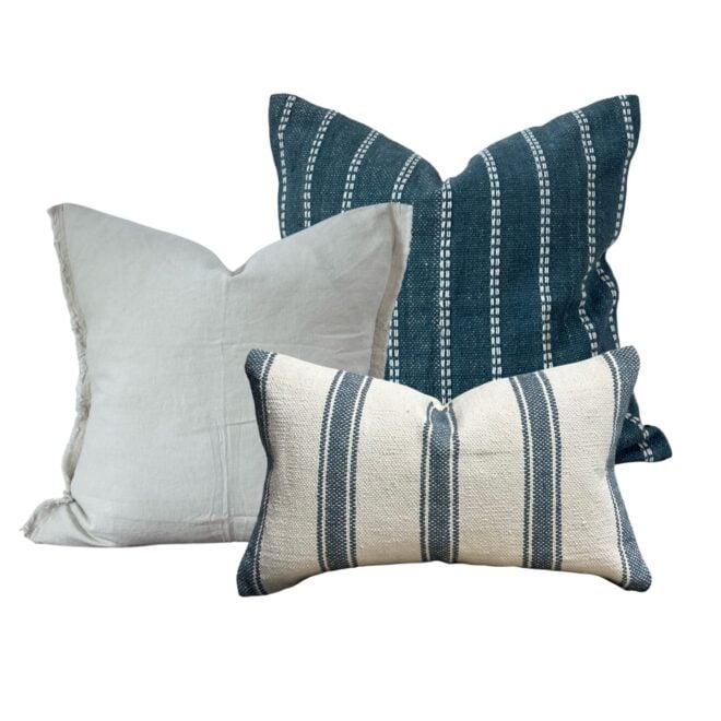 The India Teal Cushion Combination