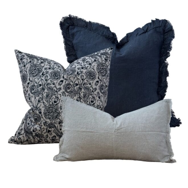 The Hallie Navy Cushion Combination