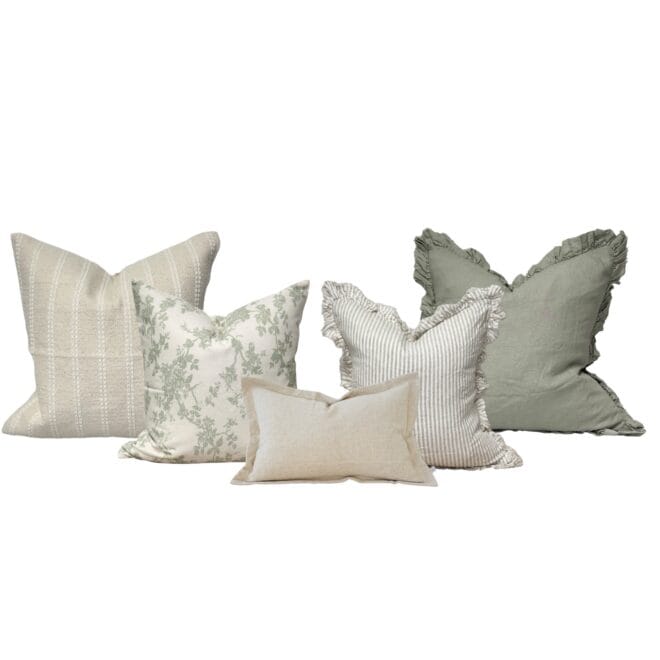 Sage Green Cushion Combination