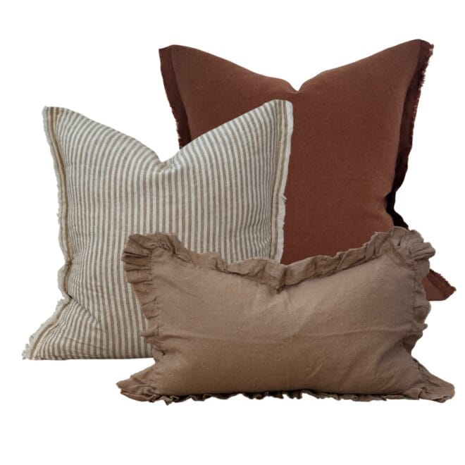 The Coffee Brown Cushion Combination