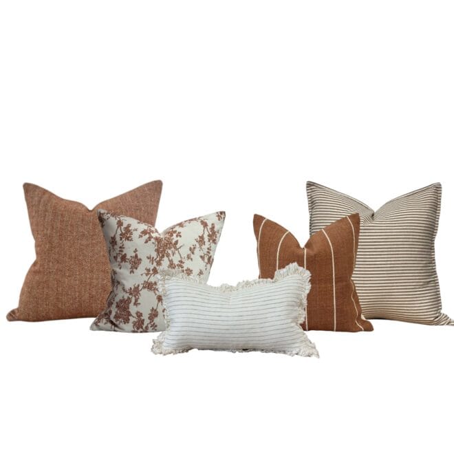 The Washed Rust Cushion Combination